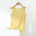 thumbnail image 2 of Duoif Womens Tank Tops, Sleeveless Crew Neck Loose Fit Summer Clothes Summer Tops Yellow XL, 2 of 7