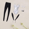 thumbnail image 1 of Disfraz de conejita en miniatura a escala 1:6, monos de moda, ropa informal para juegos de rol para figuras de acción de 12 pulgadas, accesorio de, 1 of 8