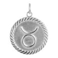 thumbnail image 2 of Reversible Taurus Zodiac Sign Charm Coin Pendant Necklace in Solid Gold (22 Inches), 2 of 4