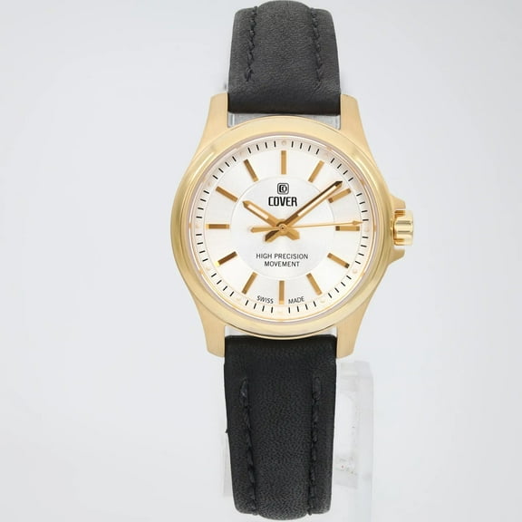 Cover Marville Lady 28mm Gold Tone Silver Dial Ladies Quartz Watch CO201.15
