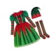 thumbnail image 5 of Disfraz de elfo navideño para cosplay, lindas medias navideñas para presentaciones en el escenario y festivales. XS para altura 100cm, 5 of 9