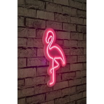 Trndy Flamingo Neon Light, 9 in x 17 in Electric Neon Sign for Party, Home Decor