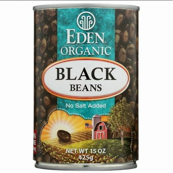 Eden Foods Organic Black Beans - 15 oz.(Pack of 3)