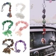 thumbnail image 3 of Colgante de espejo retrovisor de automóvil de la suerte, buenos deseos, longevidad, adornos Fengshui, chakras, 3 of 5