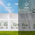 thumbnail image 4 of Dextrus 20ft x 40ft White Outdoor Canopy, Detachable Sidewalls, 4 of 7