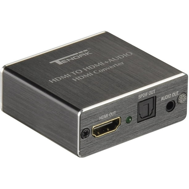 4K x 2K HDMI to HDMI and Optical TOSLINK SPDIF + 3.5mm Stereo Audio Extractor Converter HDMI Audio Splitter Adapter Walmart.com