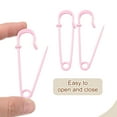 thumbnail image 4 of Uxcell 30pcs Alfileres de Seguridad 63mm Pintura al Horno Gran Alfiler de Seguridad para Ropa, Rosa, 4 of 6