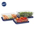 thumbnail image 3 of Pillsbury 6‑Piece Borosilicate Glass Rectangular Food Storage Set with Lids, 3 of 4