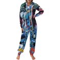 thumbnail image 2 of Mobile Suit Gundam Unisex Onesie Pajamas Zipper Jumpsuit Hooded One Piece Sleepwear for Family Mens Womens, 2 of 8