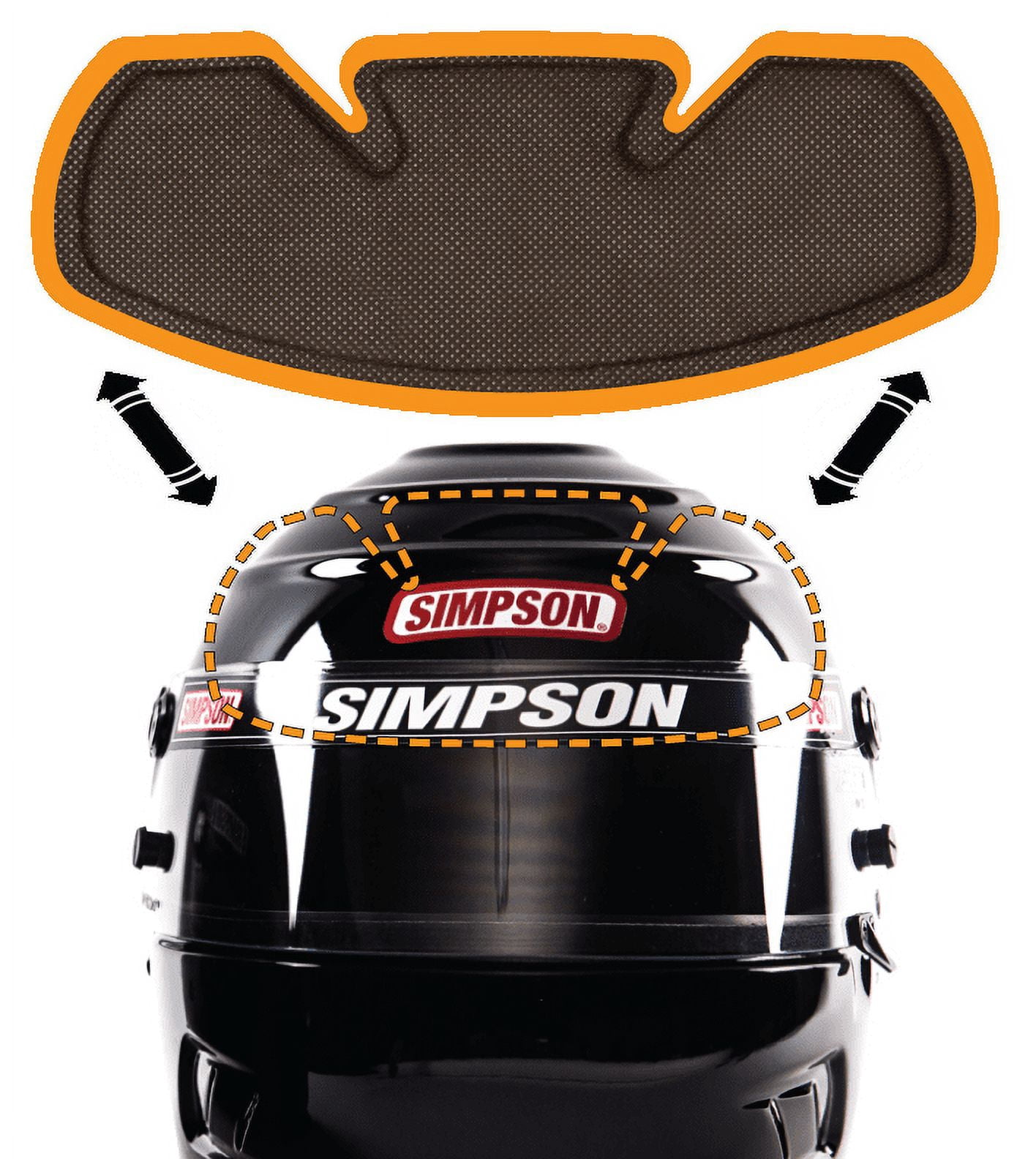 Helmet Sweat Liners - Patented SweatLock™ Sweatband For All Helmet Types by NoSweat - 25 Pack - Made in the USA