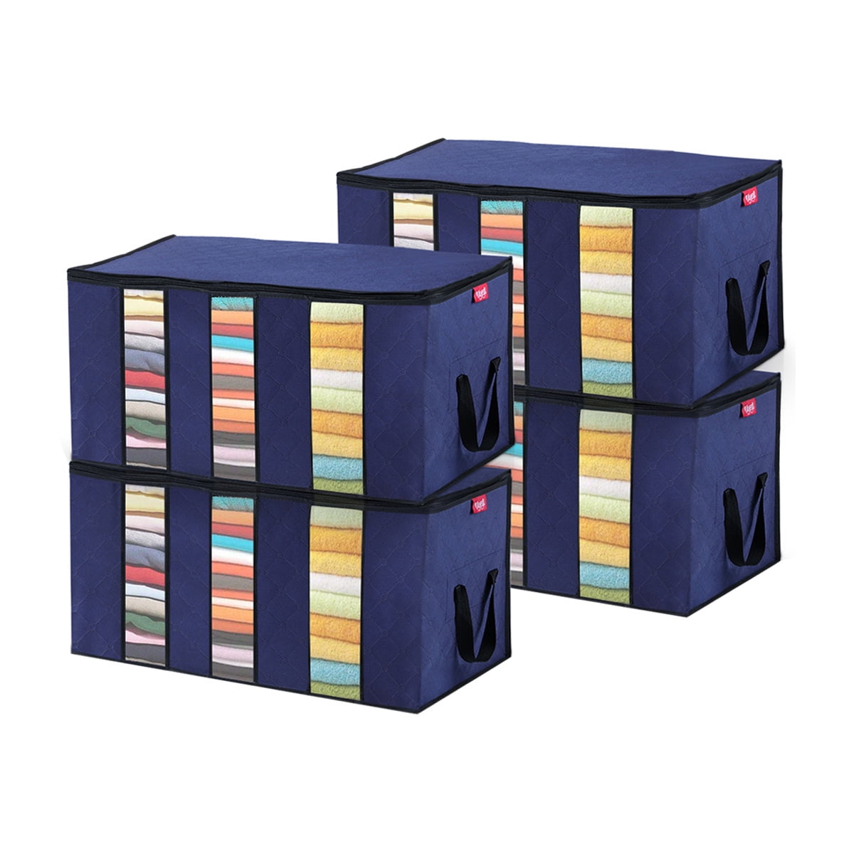 Clothes Storage Organizer Bag, 4PCS Storage Bags for Clothes with