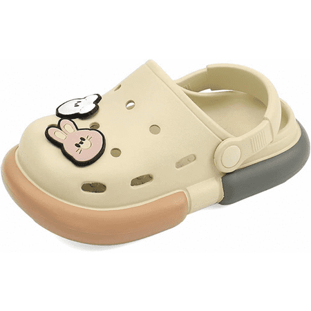 

Rush Kids Garden Clogs Cute Summer Slip-On Mules Sandals for Boys Girls Indoor Outdoor Beach Walking Slippers S504