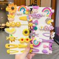 thumbnail image 1 of 28 Pcs Pinces à Cheveux pour Bébés Filles, Accessoires pour Cheveux Colorés et Mignons / Multicolore, 1 of 5