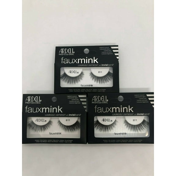 *3 Pairs* ARDELL FAUX MINK LUXURIOUSLY LIGHTWEIGHT EYELASHES - 811