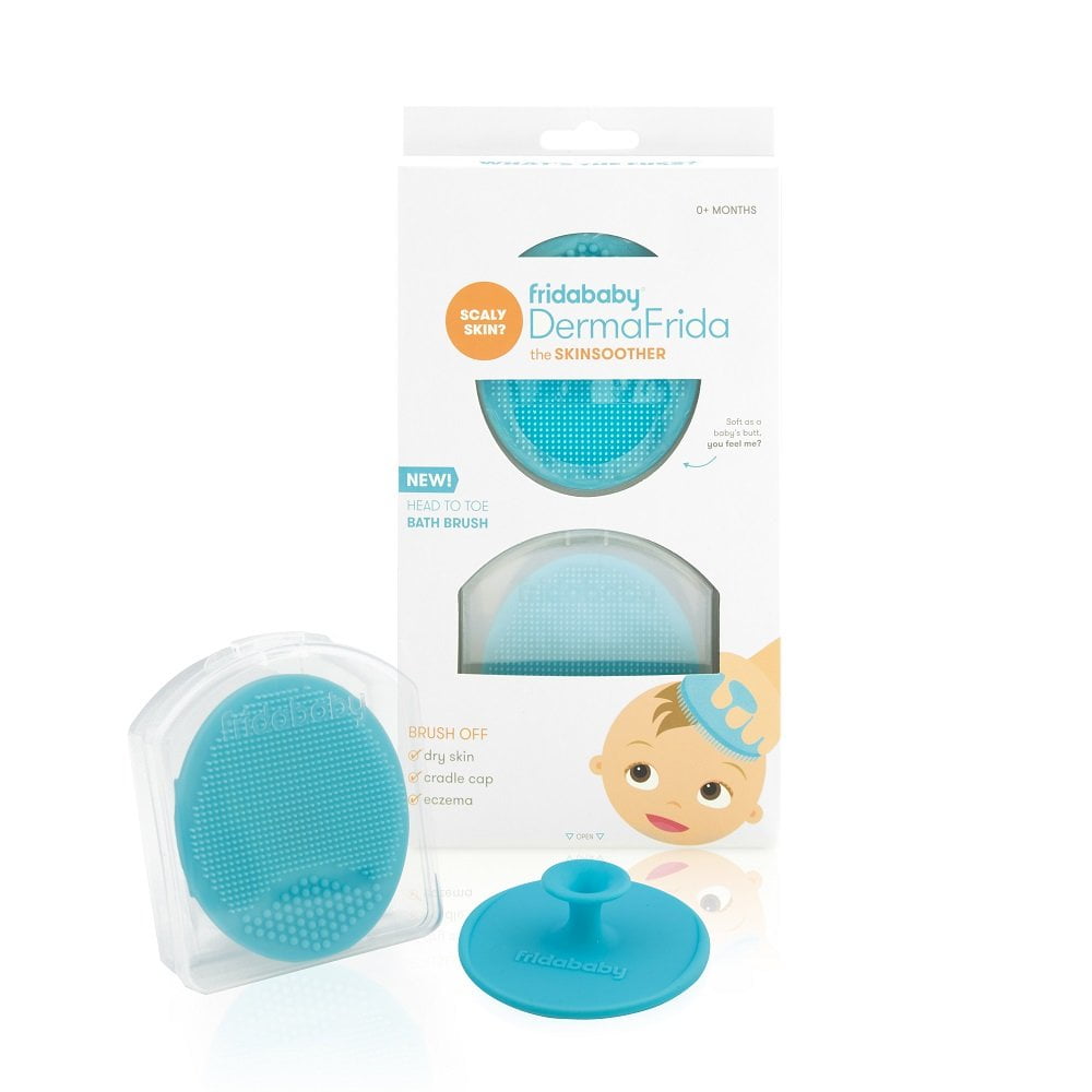 Sterile Cradle Cap and Baby Bath Time Sponge Brush Scalp Scrubbie 3-pk