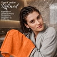 thumbnail image 4 of RIVERSIDE 6 Piece Towel Set Soft Quick Drying Cotton Bath Towel for Gym, Spa and Bathroom - Orange, 4 of 7