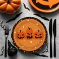 thumbnail image 5 of XIA0LE Halloween Pumpkin Party Tableware 10-Piece Disposable Plates Set Party-Themed Paper Plates Set, 5 of 6