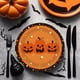 thumbnail image 5 of Vajilla para fiesta de Halloween con calabaza, juego de 10 platos desechables, platos de papel con temática de fiesta, 5 of 5