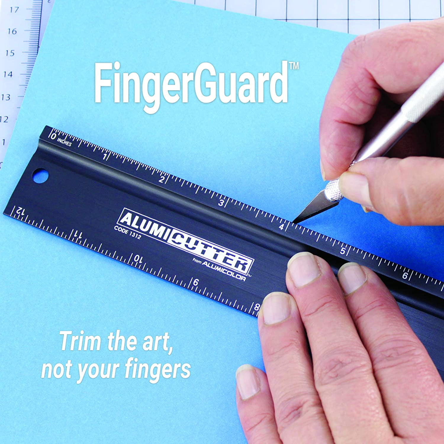 Alumicutter Ruler - 30", Black
