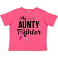 thumbnail image 3 of Inktastic Breast Cancer Awareness My Aunty is a Fighter Boys or Girls Toddler T-Shirt, 3 of 5
