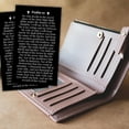 thumbnail image 5 of Psalms 91 Bible Verse Wallet Card in Black  30pk 2x3.5 Prayer Card Umbrella of Protection Shelter Whoever Dwells Rest in Shadow Poster Art Bracelet Driving Keychain First Time Drivers Angel, 5 of 5