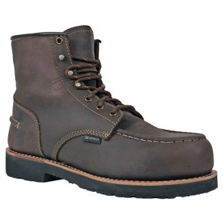 Thorogood Men's Square Toe Wellington Work Boots - Waterproof, Slip-Resistant, Non-Safety Toe, Made In USA
