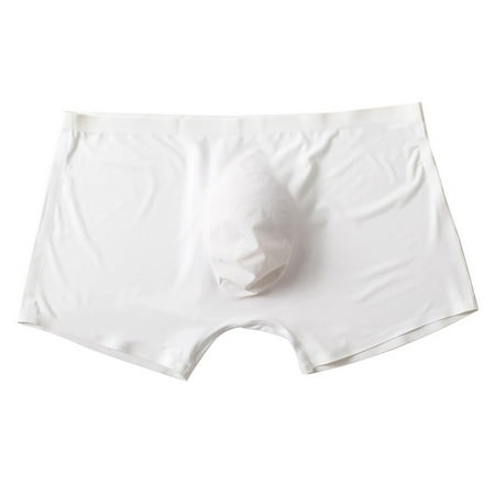 

AnuirheiH Men s Lingerie Pure Color One Piece Ice Silk Seamles Underwear Fashionable Sexy Underwear 4-6$ off 2nd