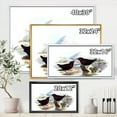 thumbnail image 4 of Designart 'Vintage Countryside Two Birds' Farmhouse Framed Canvas Wall Art Print, 4 of 5