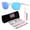 Polished Clear Frame | Prizm Sapphire Lens, variant on OO9018 Ojector Irregular Shaped Non-Polarized Sunglasses for Men - Includes Official Eyewear Kit - Polished Clear Frame with Prizm Sapphire Lens