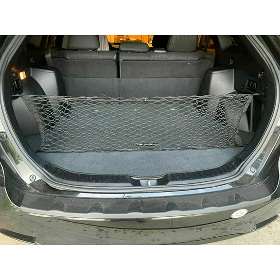 EACCESSORIES EA Trunk Organizer Cargo Net for Toyota VENZA 2009-2016 – Envelope Style Cargo Net – Premium Mesh Elastic Car Trunk Organizer Vehicle Carrier Storage – Compatible Toyota VENZA 2009-2016