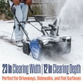 thumbnail image 5 of Westinghouse WSnow23 Corded Snow Blower 23 Inch, Dual LED Lights, 1800W Watt Motor, Electric Snow Blower with 25ft Throwing Distance, Plows 800lbs/min, Adjustable Chute, 5 of 9