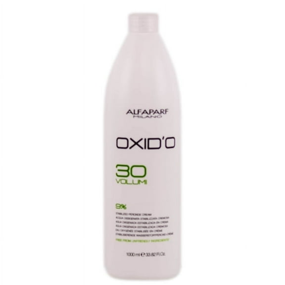 Alfaparf Hair Color OXID'O 30 Volumi 9% Stabilized Peroxide Cream 1000 mL / 33.81 Fl. Oz.
