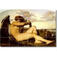 thumbnail image 1 of Ceramic Tile Mural-Alexandre Cabanel Angels Floor Tile Mural 9. 36" w x 24" h using (24) 6 x 6 ceramic tiles, 1 of 3