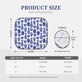 thumbnail image 3 of Vsdgher Blue Vases Print Car Windshield Sun Shade, Reflective Sunshade Window Sunshade Sun Visor Protector Fit for Cars,Trucks,SUVs-Small, 3 of 6