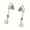 White and white, variant on Lightweight Titaniums Steel Cartilage Earrings Trendy Cats Ear Body Jewelry