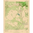 thumbnail image 2 of USGS 15x18 Gold Ornate Wood Framed with Double Matting Museum Art Print Titled - Benjamin Texas Quad - USGS 1967, 2 of 4