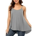 thumbnail image 1 of Flowy Tank Tops for Women Camisole with Adjustable Spaghetti Casual Cami Tank Top, 1 of 6