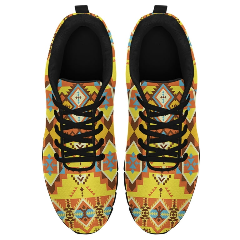 Aztec Pattern Shoes for Men Women Running Sneakers