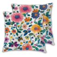 Double sided plush pillowcase Throw Pillow Covers Square Pillow Cushion