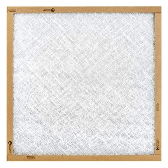 Ez Flow II MERV 4 Air Filter, 20x24x1 inch, 12-Pack - Fiberglass Furnace Filters for HVAC Systems - Economy Replacement Filters