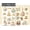 Golden Christmas, variant on Golden Christmas Rub On Transfers Stickers 2 sheets for Crafts Cloth Glass Acrylic Wood Furniture Small Vintage Junk Journal Supplies Scrapbooking Items