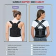 thumbnail image 7 of Back Brace Posture Corrector for Women and Men with Spine Vertical Alignment System, Lower Back Pain Relief, Back Straighter Instant Posture Corrector - Scoliosis 【Small】, 7 of 7