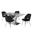 thumbnail image 2 of Ellis 5-Piece Dining Set, Black, 2 of 2