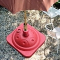 thumbnail image 5 of Water Filled Umbrella Base, Umbrella Stand, Free Standing, Durable 10kg Capacity Parasol Base Umbrella Holder for Garden Poolside Red, 5 of 7