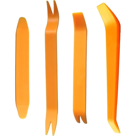 4pcs Auto Door Clip Panel Trim Removal Tool Kits Audio Video Dashboard Dismantle Kits Installer Pry Tool