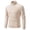 Beige, variant on JUUYY Men's Turtleneck Sweater Long Sleeve Slim Fit Solid Color Knitted Warm Winter Casual Comfortable Base Layer Tops Pullover Beige XXL