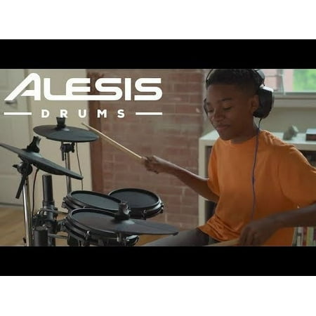 Alesis Turbo Mesh Kit Seven-Piece Electronic Drum Kit with Mesh Heads