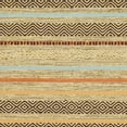 thumbnail image 6 of SAFAVIEH Montauk Lorenzo Striped Cotton Area Rug, Green/Multi, 6' x 6' Square, 6 of 6