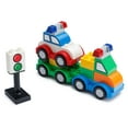 thumbnail image 4 of Play Build Car Creator Building Blocks Set  52 Pieces  Includes Mechanic Minifigure, Garage Accessories & Base Parts to Create a Police Car, Oil Rig, Tow Truck & More  Compatible with DUPLO, 4 of 8