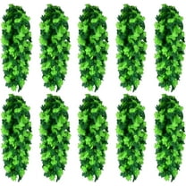 Green Leis Bulk for St. Patrick's Day Hawaii Leis Hawaiian Flowers Neck Loop, Luau Leis Necklaces Green Leis for Hula Leis Dance St. Patrick's Day Tropical Theme Party Favors